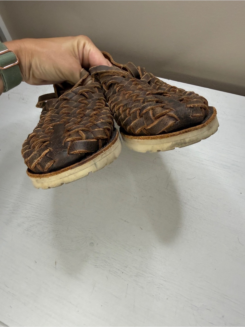 Brand X Huaraches Flats Hand Woven Women's 8 - Picture 9 of 11